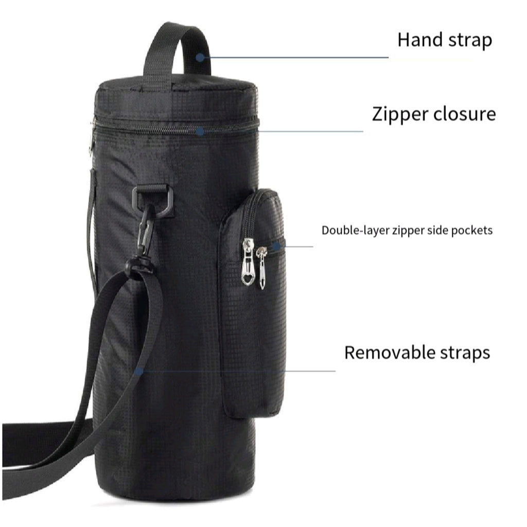 Insulated Thermal 50.7oz Water Bottle Cover Oxford Travel