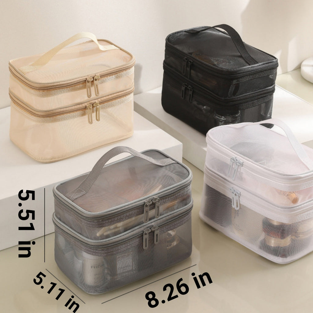 Mesh Cosmetic Organizer Bag