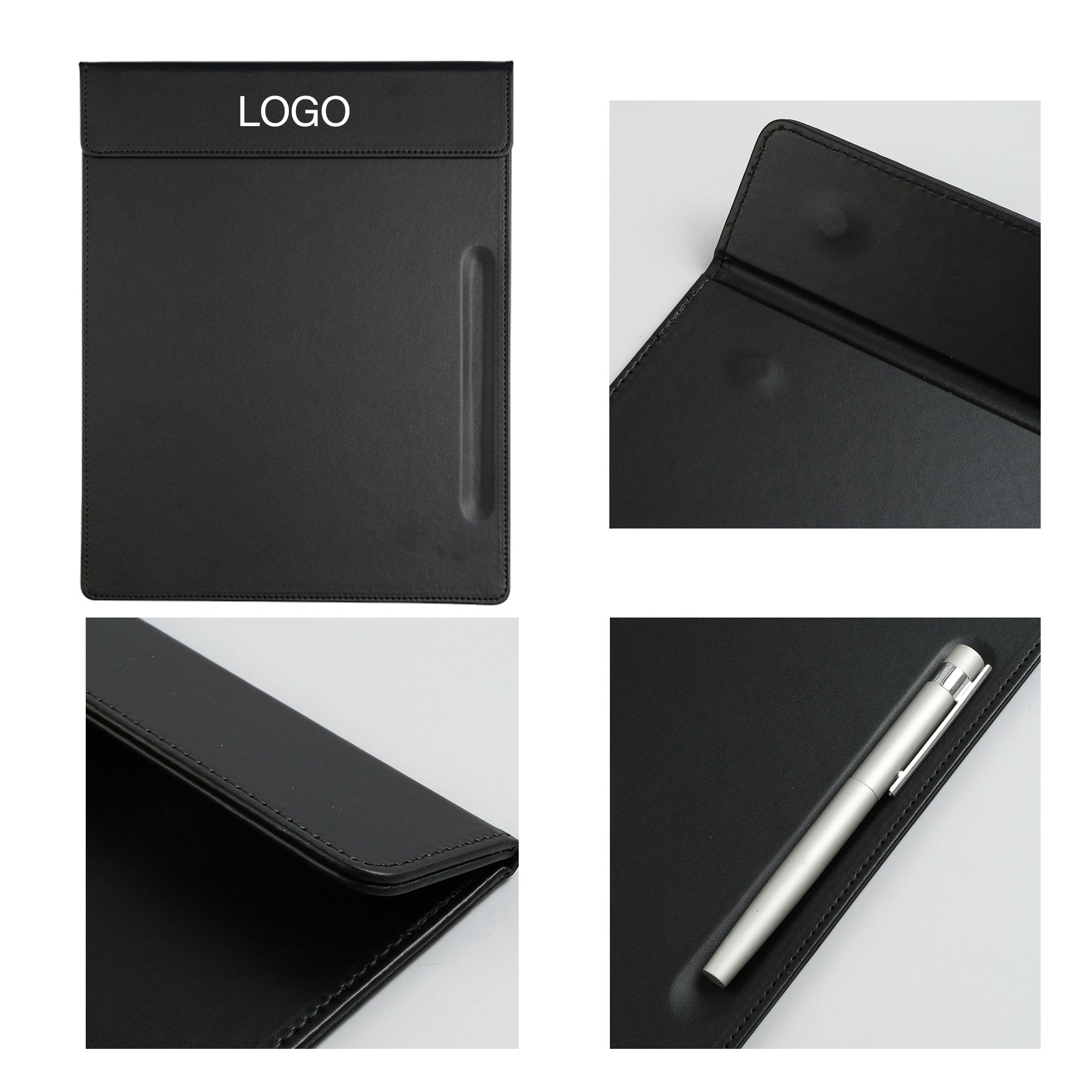 A4 PU Leather Clipboard Folder