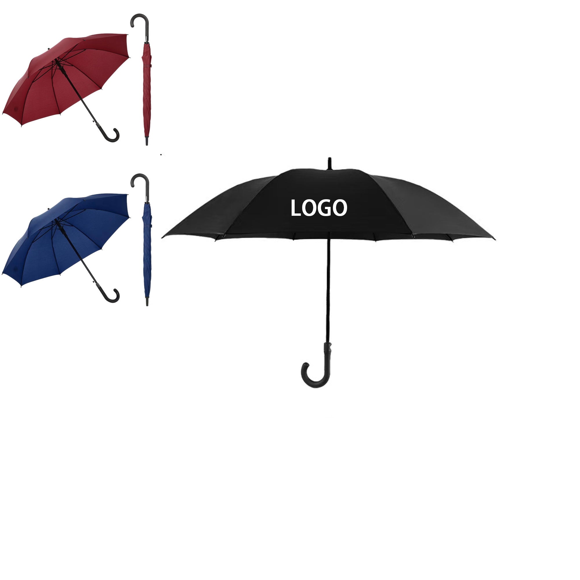 Curved Handle Umbrella
