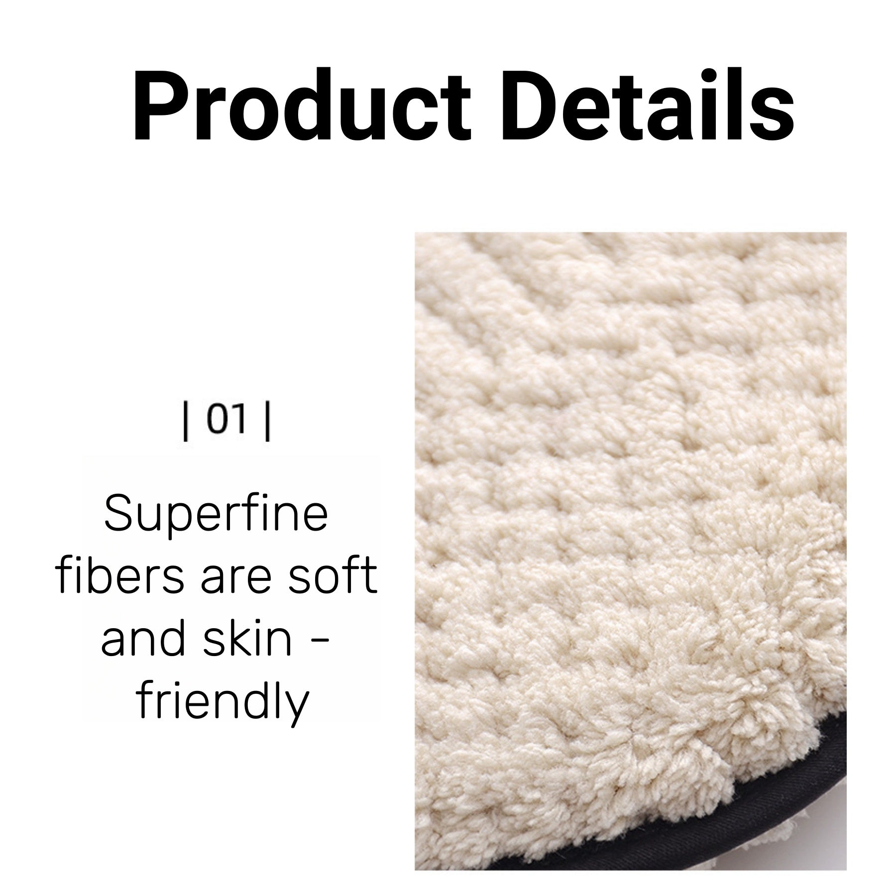 Round Makeup Remover Puff
