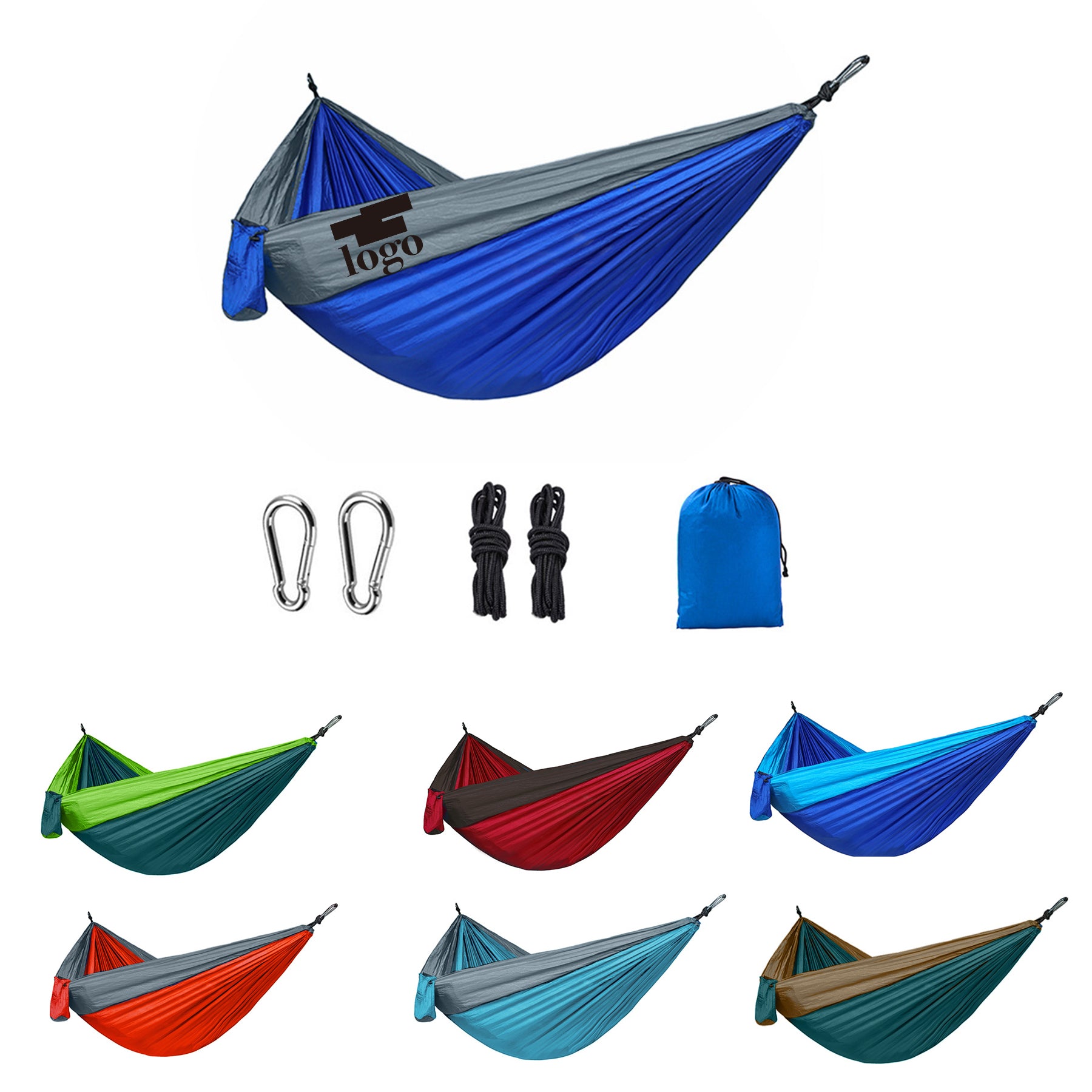 Outdoor Portable Camping Anti Rollover Double Hammock