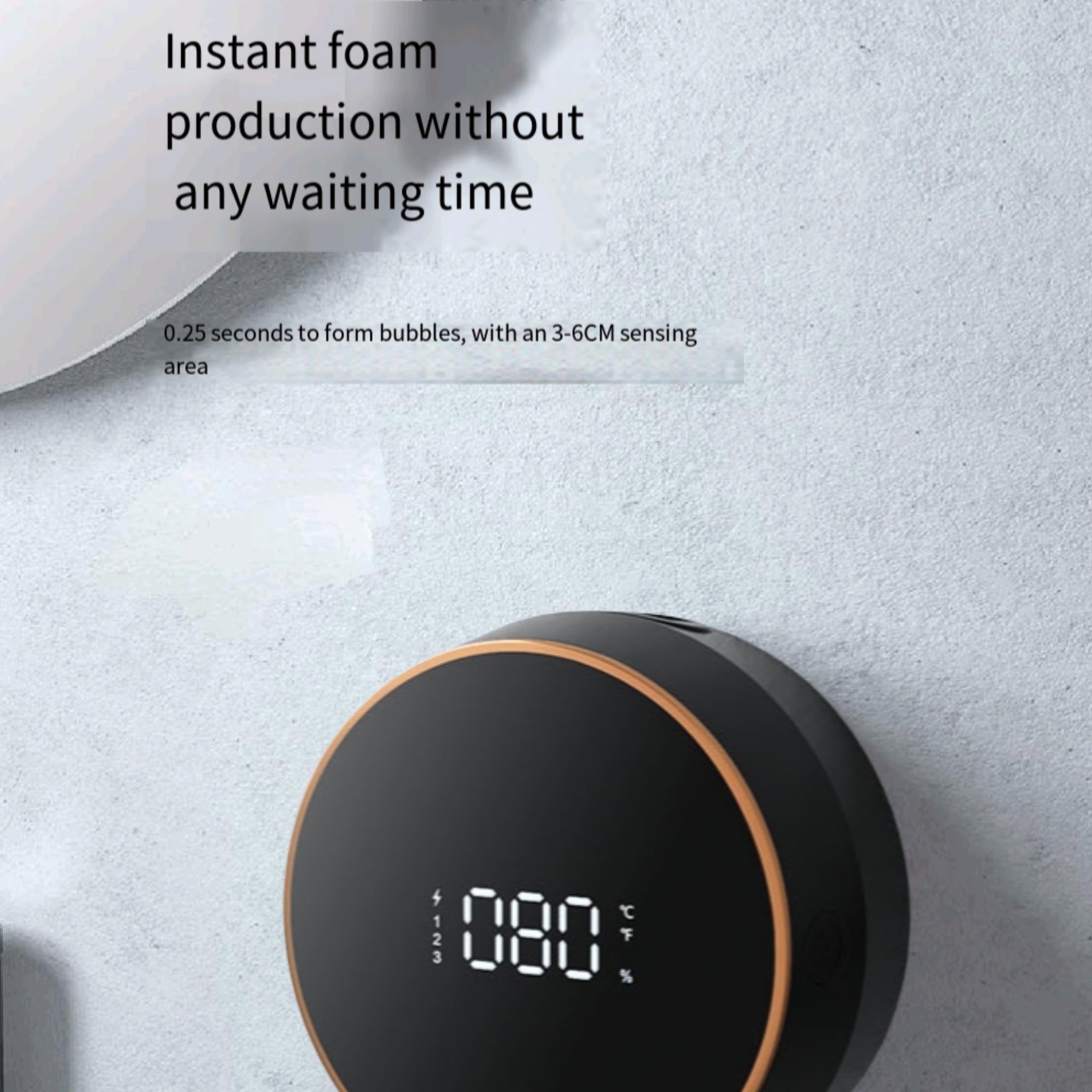 Digital Touchless Soap Dispenser Adjustable Foam Volume Auto Sensing
