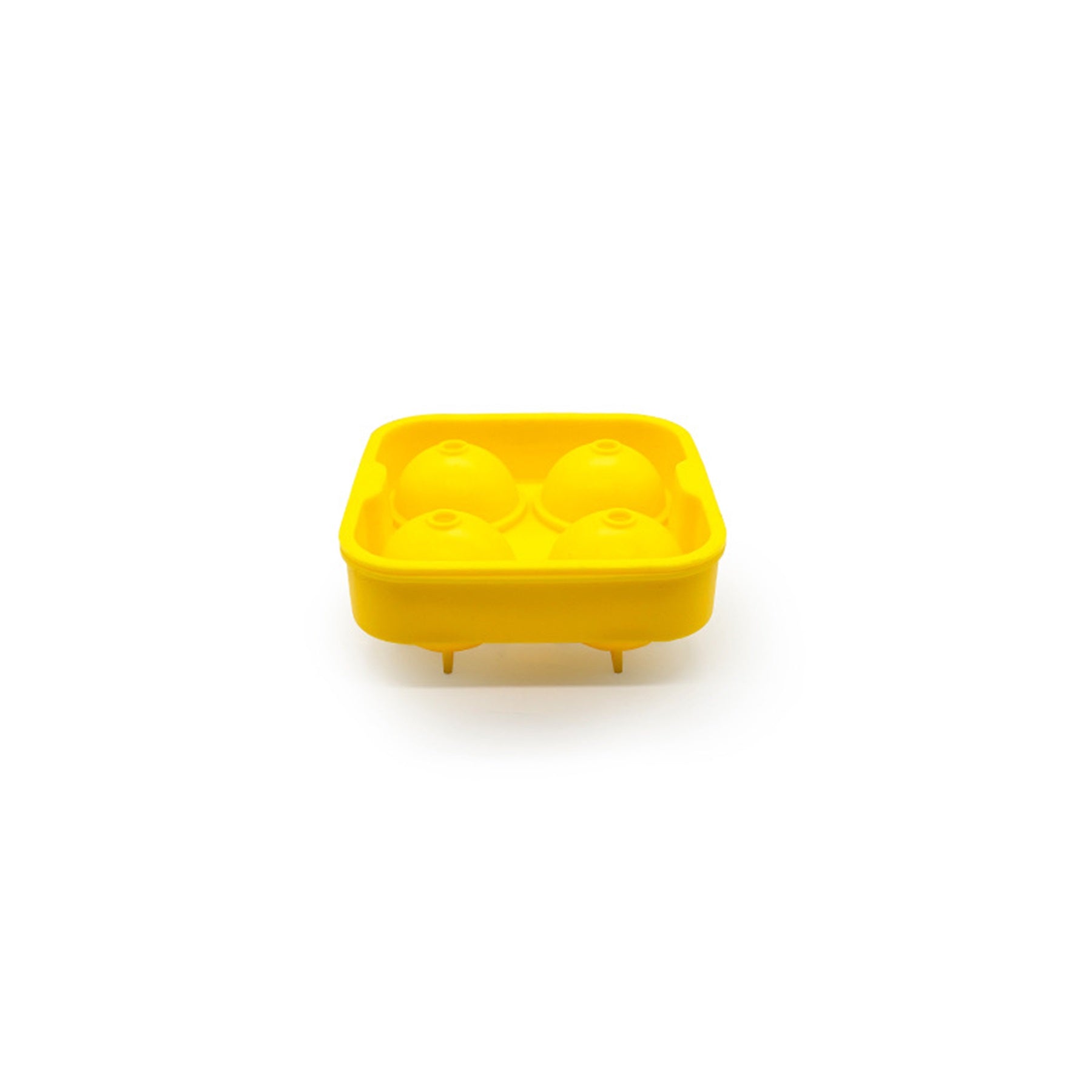 4 Grid Round Silicone Ice Crate With Funnel Ice Box Mould