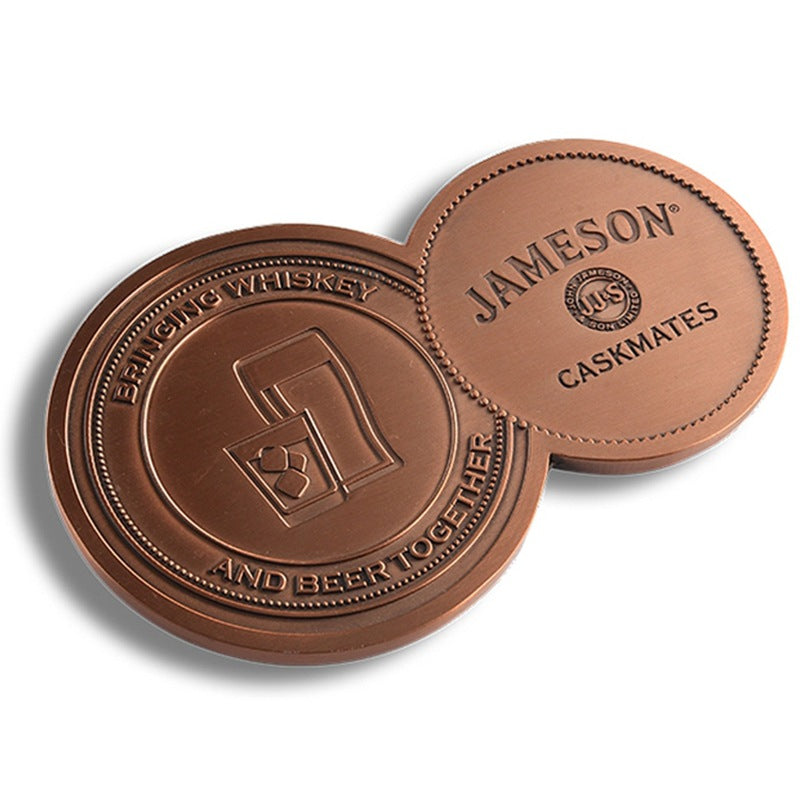 Zinc Alloy Household Coasters