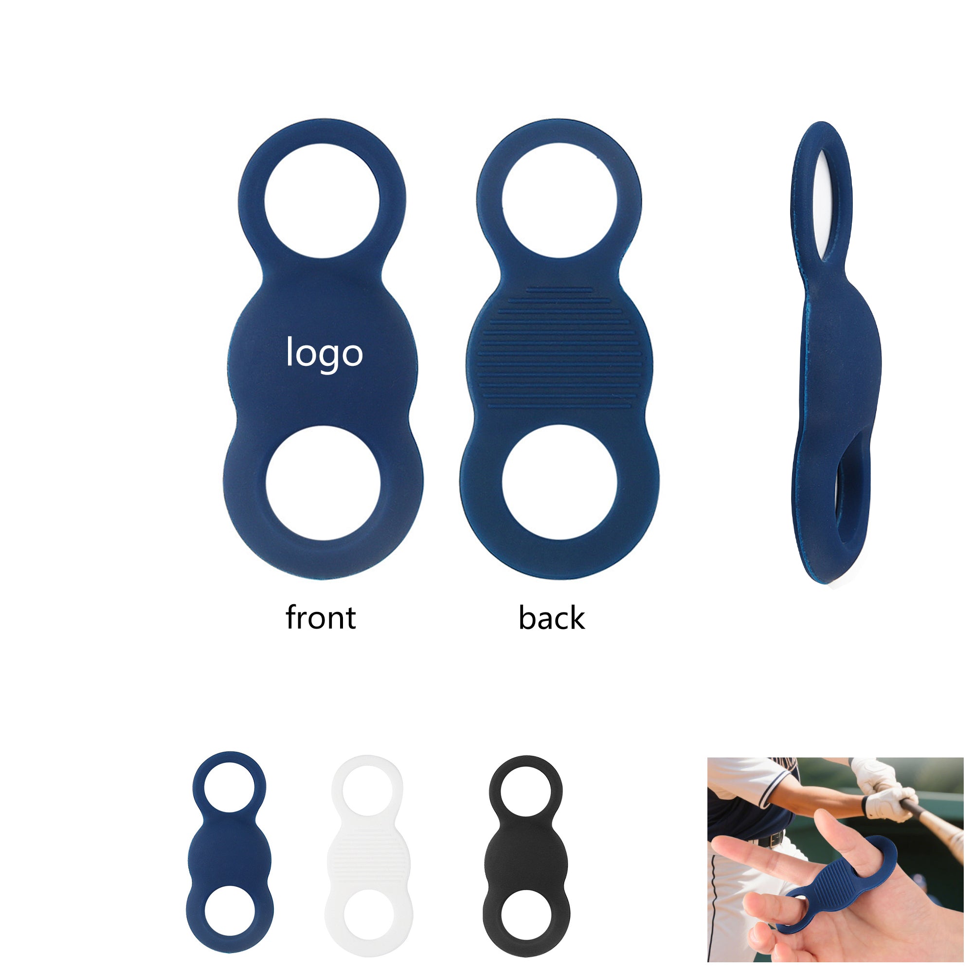 1 Pair Silicone Baseball Thumb Guards For Shock Absorption