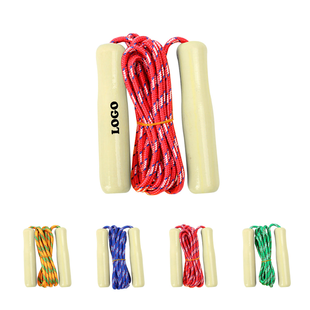 Wooden Handle Jump Rope for Kids
