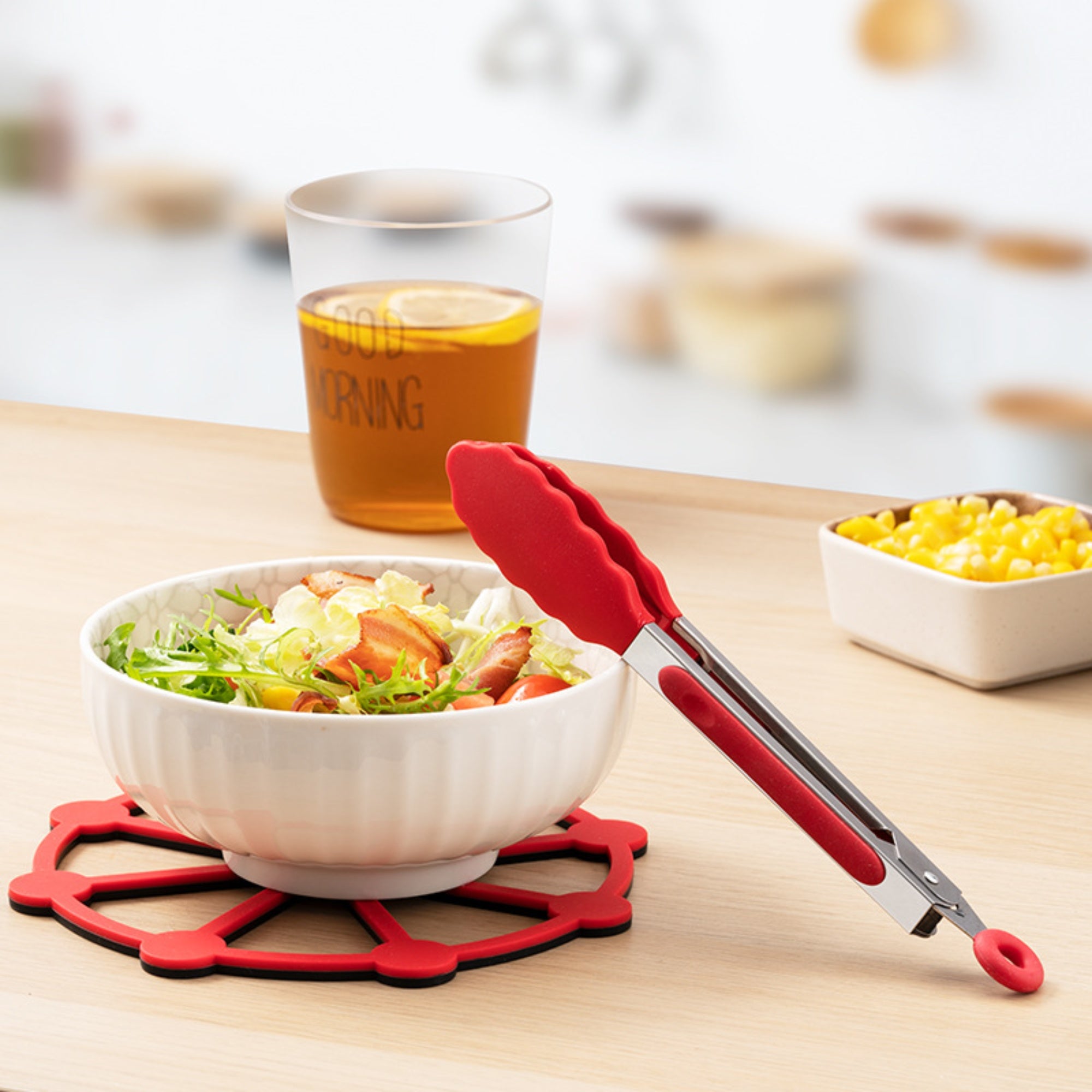 7 Inch Stainless Steel Kitchen Tongs