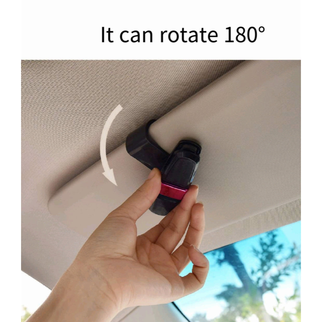 Car Mounted Sun Visor Glasses Clip