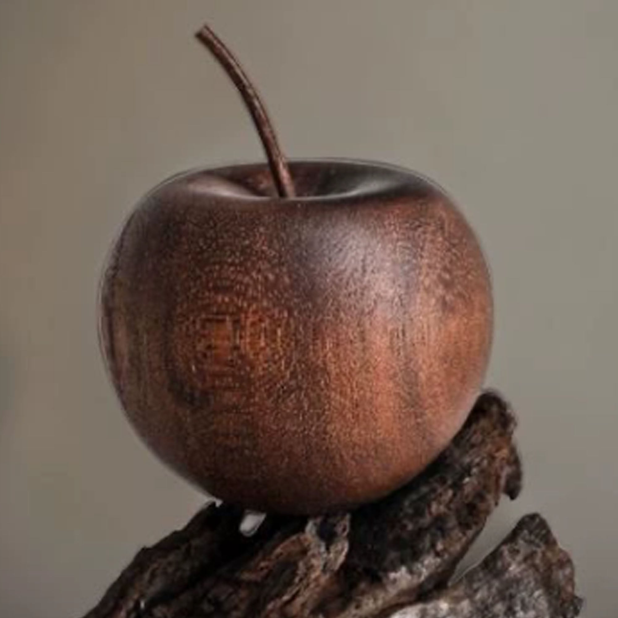 Maple and Ebony Wooden Apple Shape Aromatherapy Diffuser