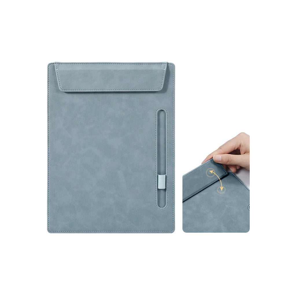 Leather A4 Conference Padfolio With Pen Holde