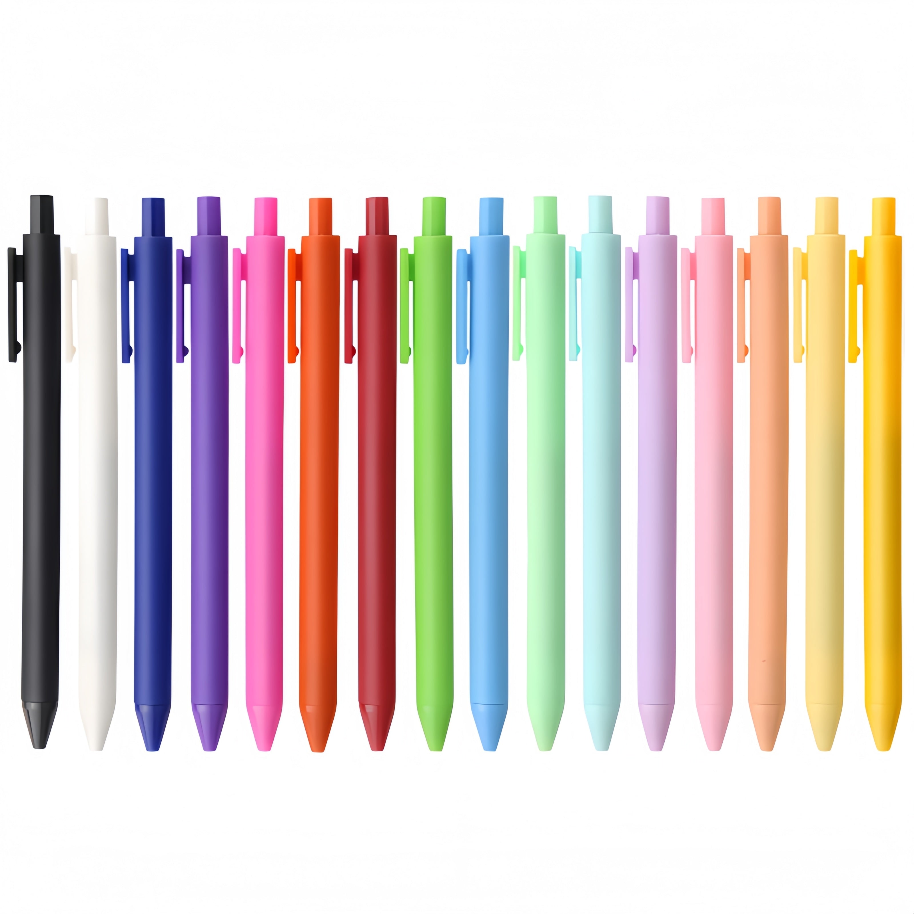 Retractable Ballpoint Pen Acrylic Plate Clip Pen