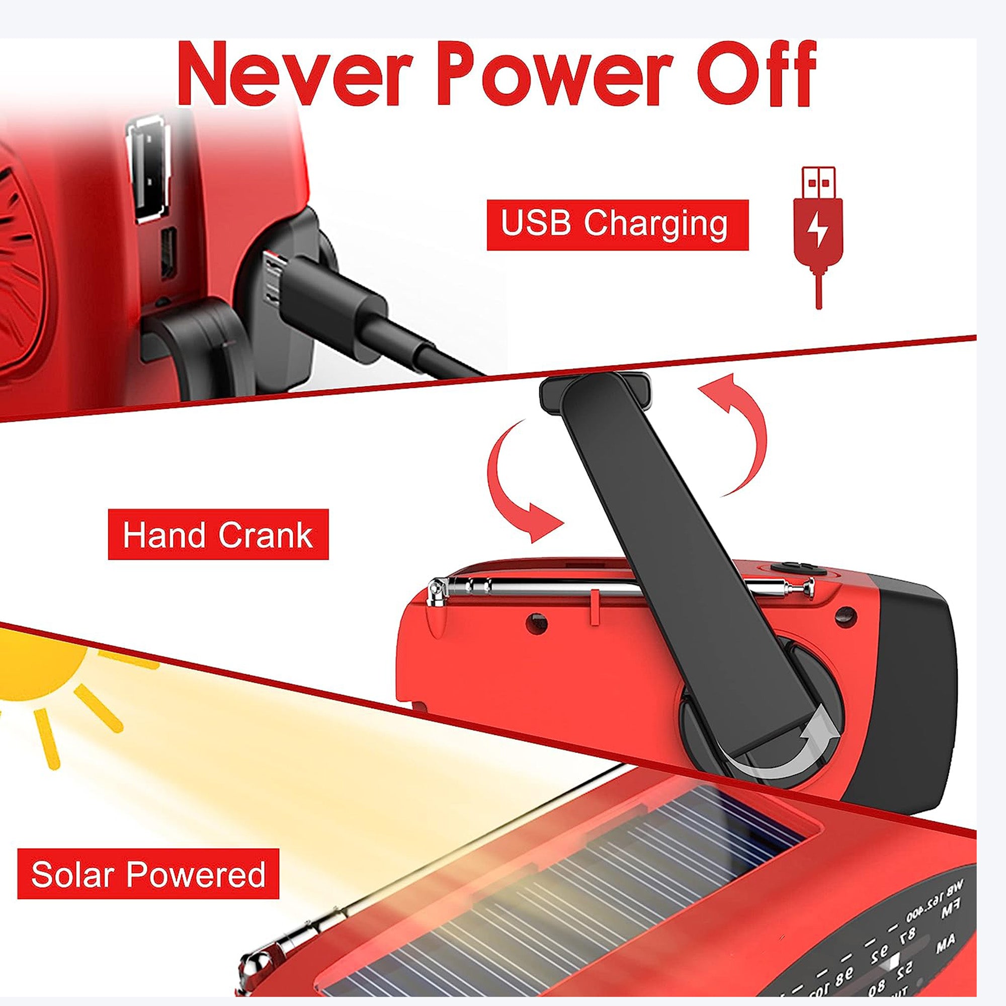 Solar Crank Radio
