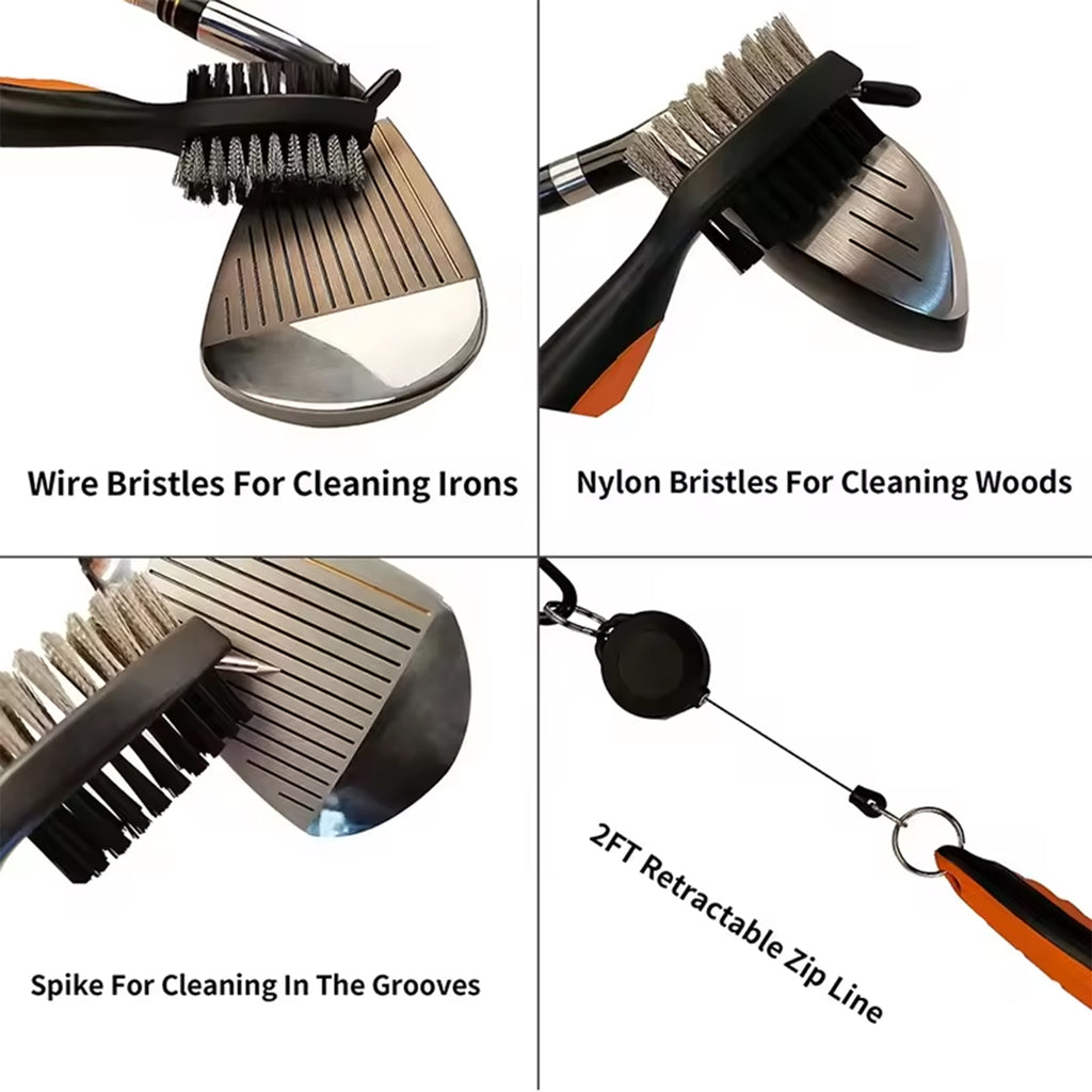Golf Club Brush Groove Cleaner