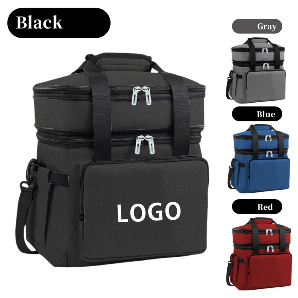 Double - Layered Insulated Outdoor Picnic Cooler Bag