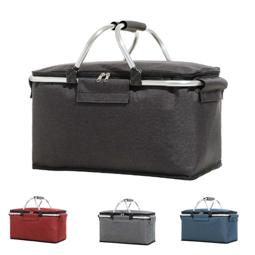 Aluminum Frame Portable Picnic Basket