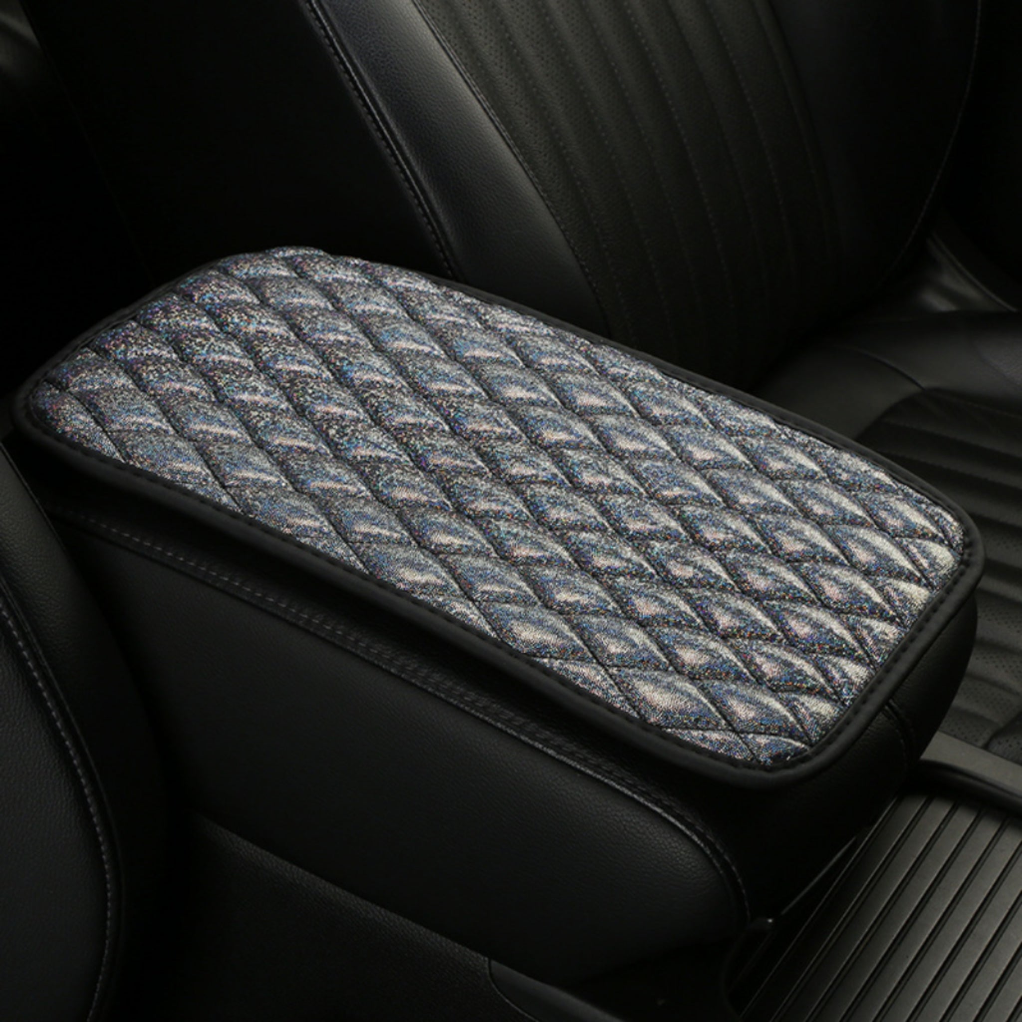 Console Top Pad Carbon Print Non Slip Ergonomic