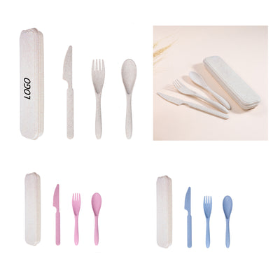 Eco-Friendly Wheat Straw Cutlery Set
