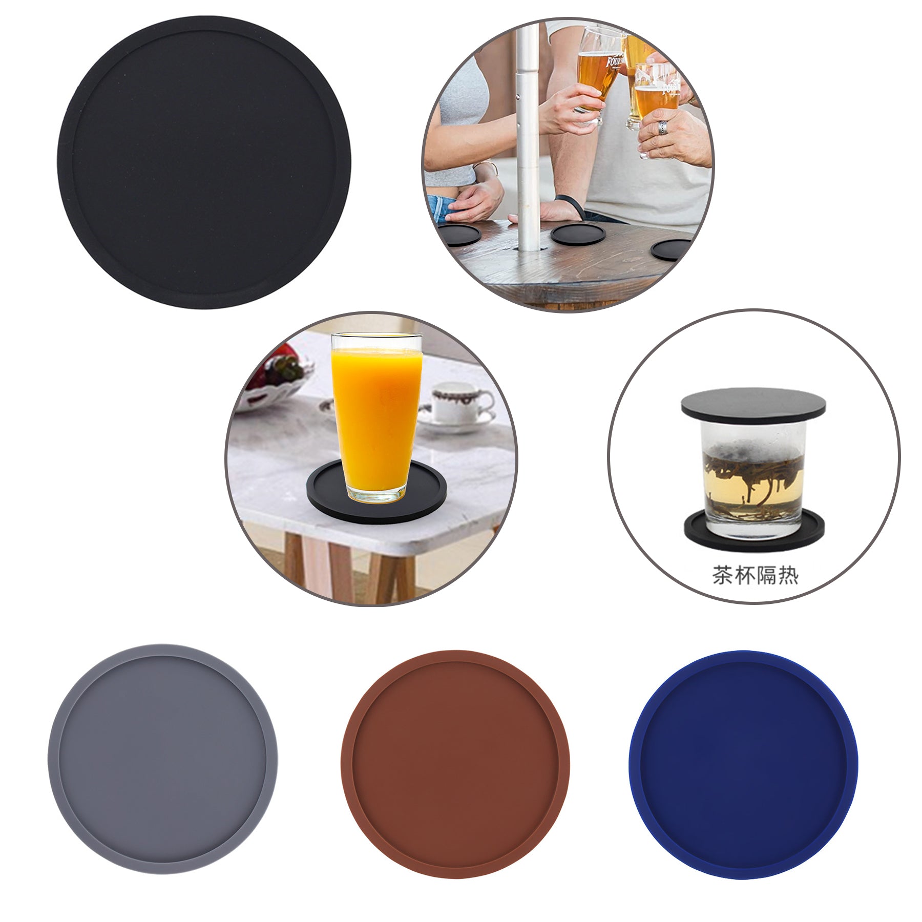 Silicone Drink Coasters