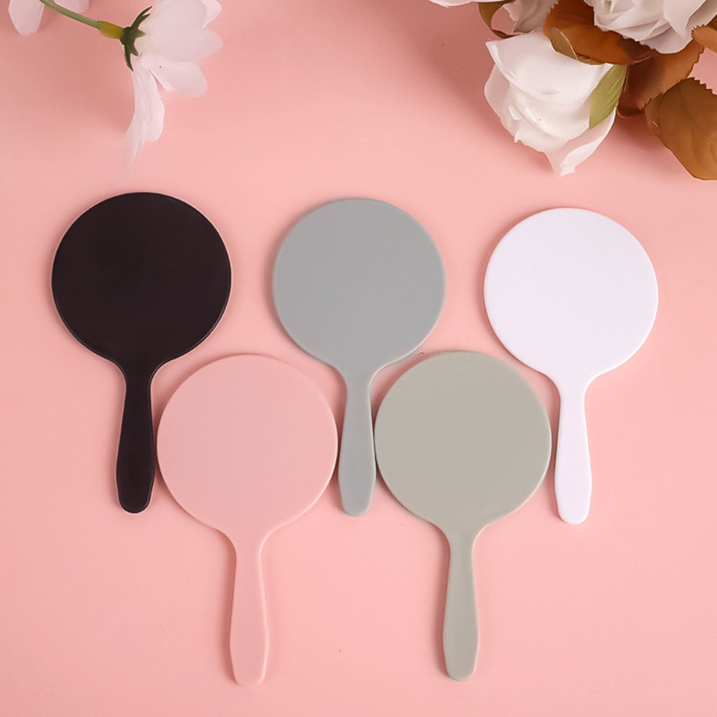 Round Handheld Makeup Mirror