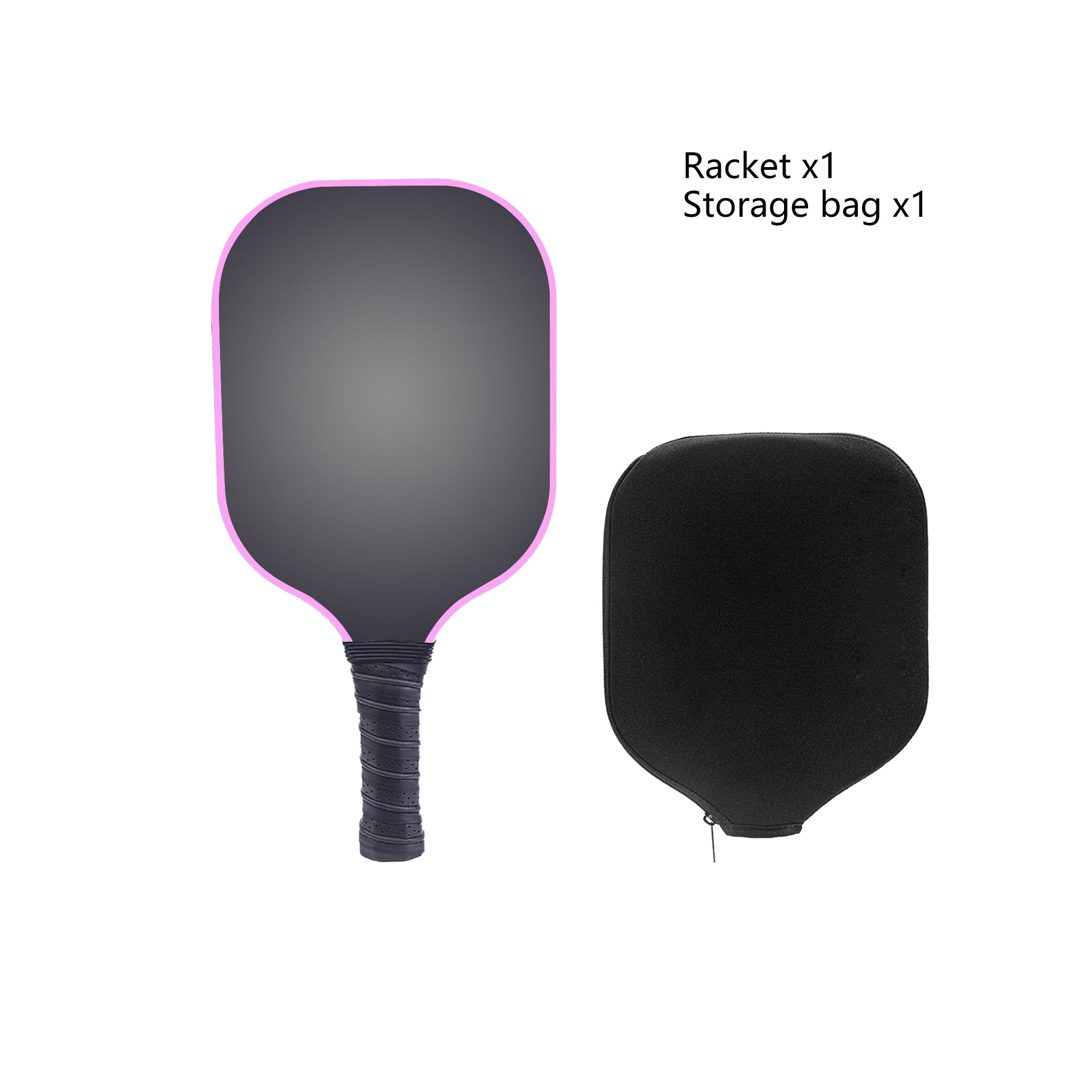 Pickleball Paddle Fiberglass Surface With Bag For Beginners