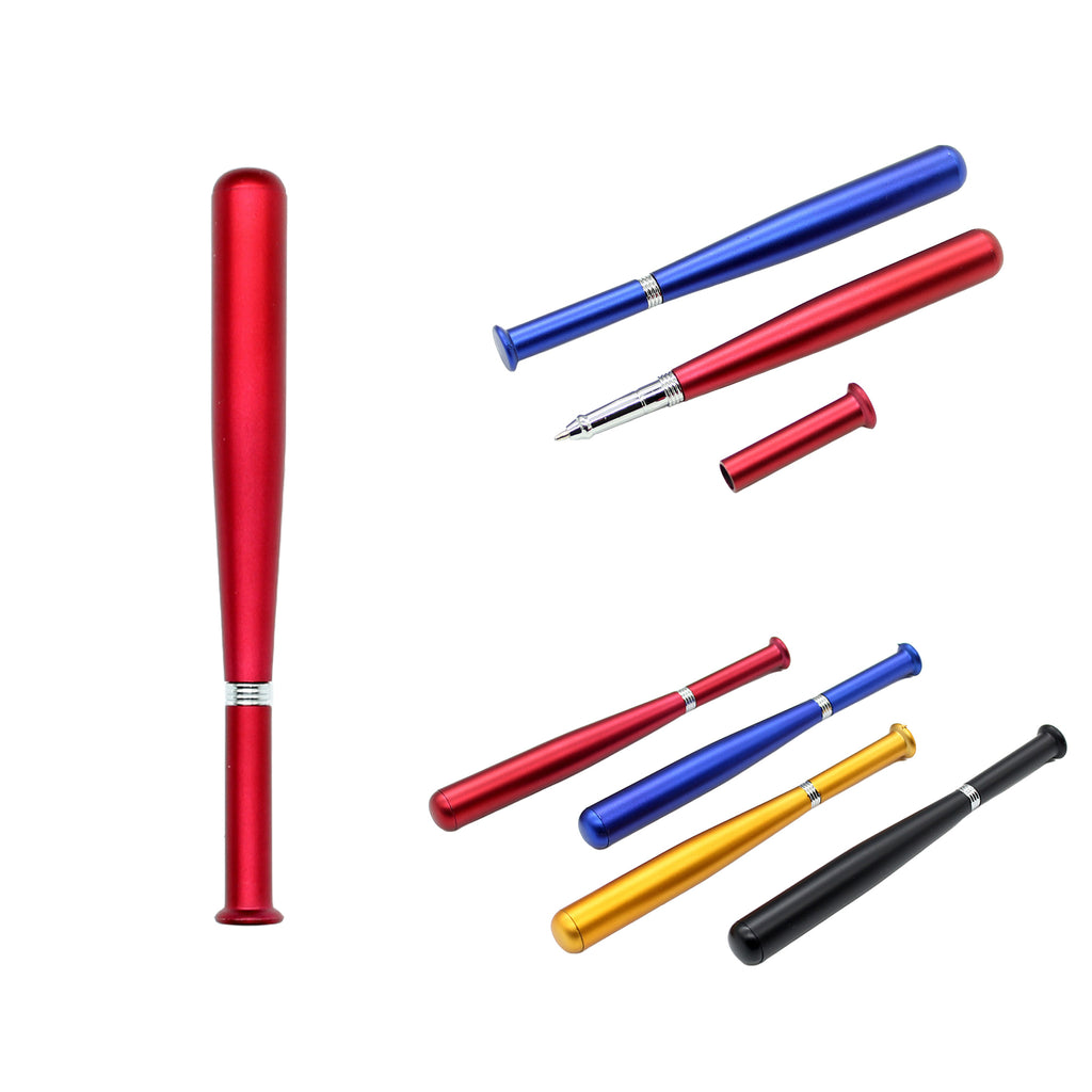 Baseball Bat-Shaped Spray-Painted Ballpoint Pen