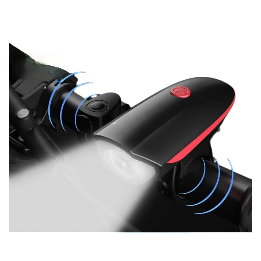 Bicycle Light With Integrated Safety Horn