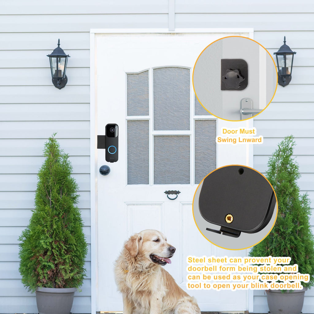 Drill - Free Anti - theft Doorbell Mount