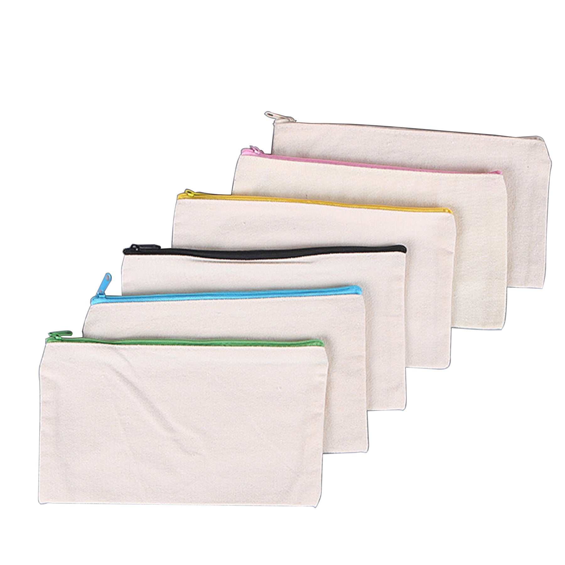 Canvas Zipper Pencil Case