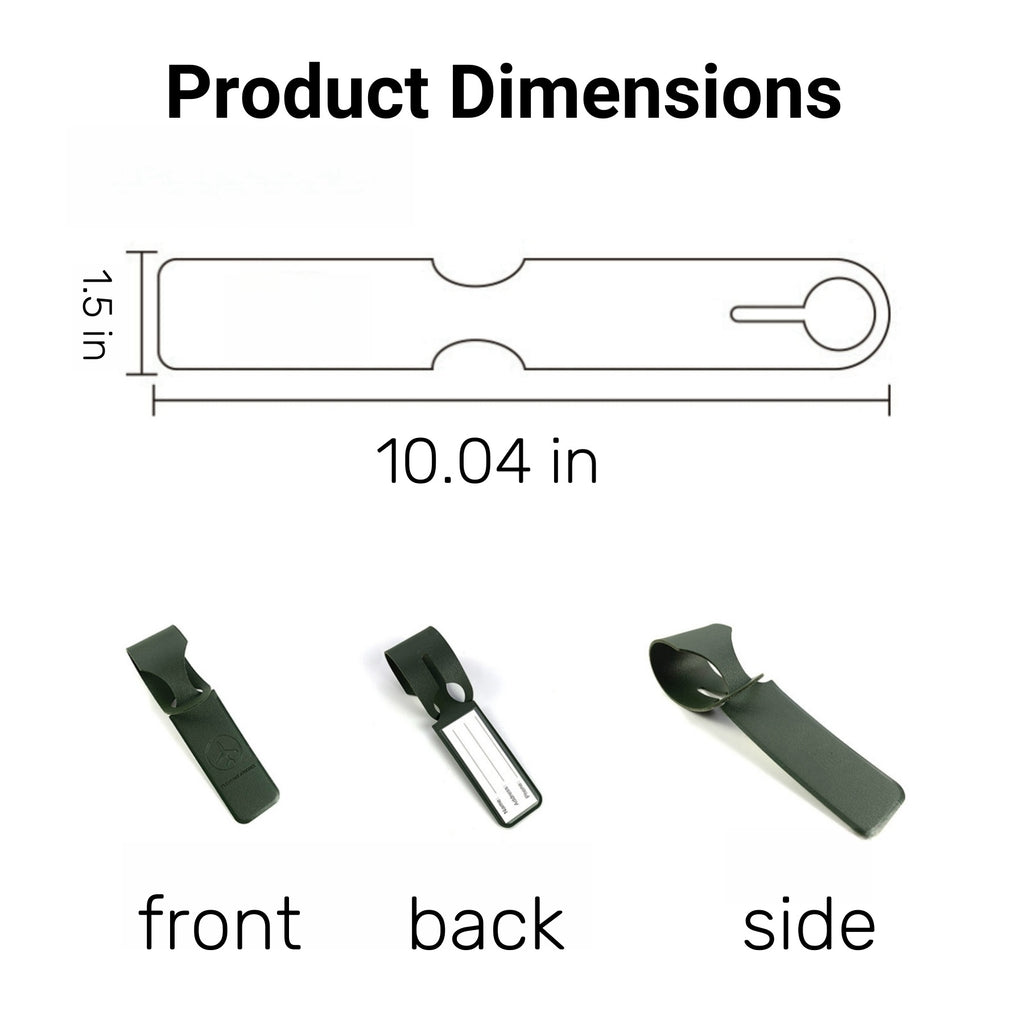 PU Long Strip Luggage Tag