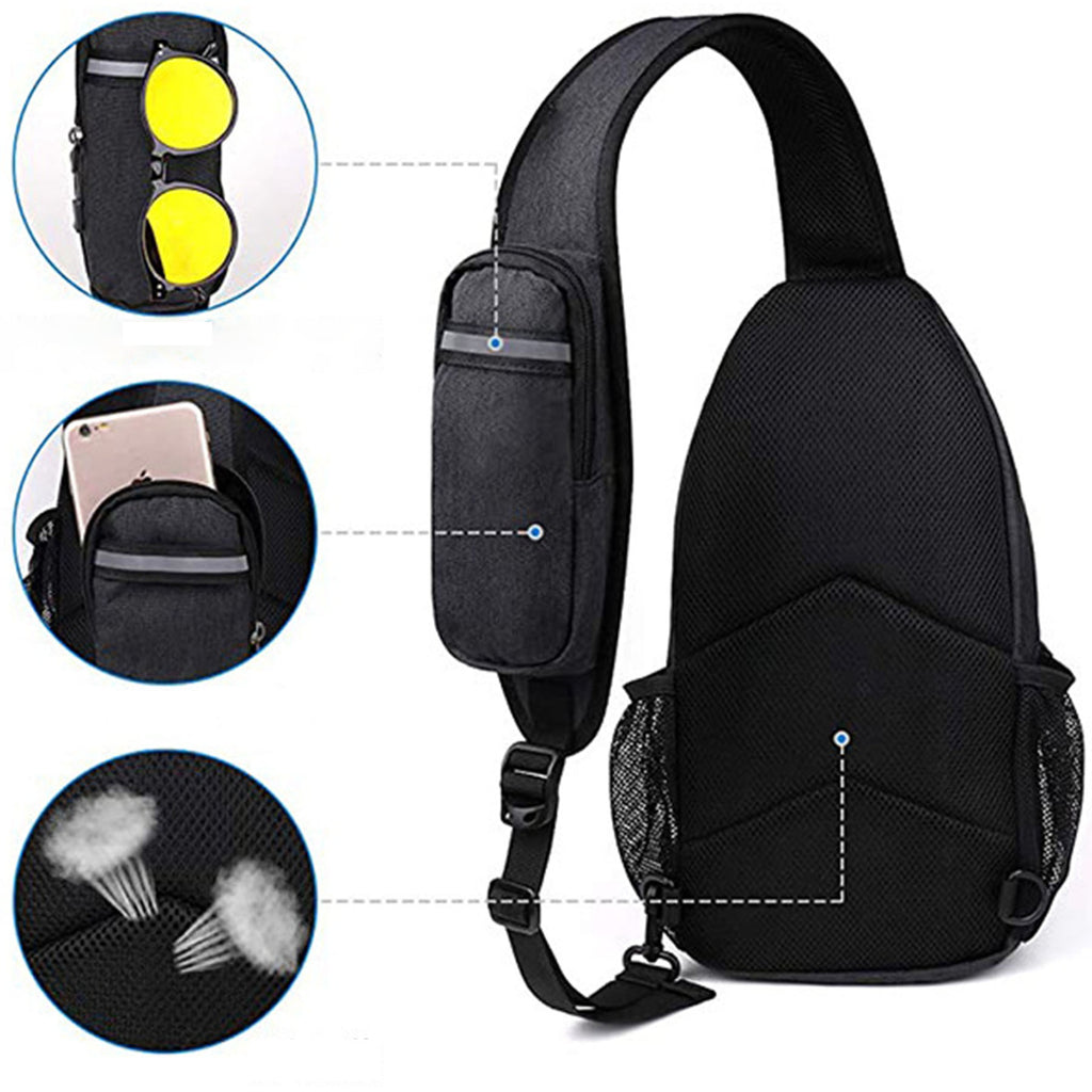 Men'S Messenger Leisure Waterproof Chest Bag