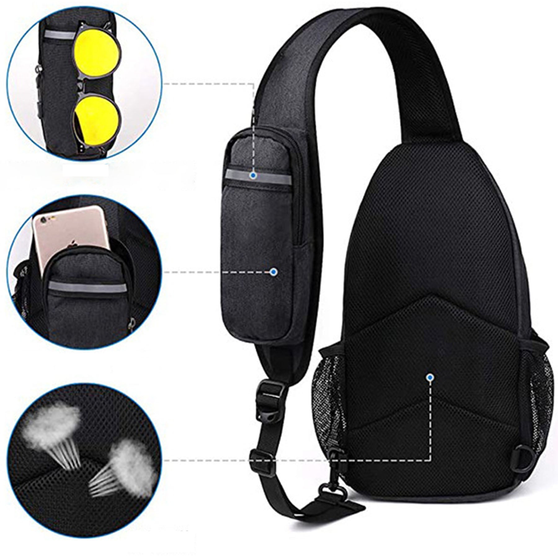 Men'S Messenger Leisure Waterproof Chest Bag
