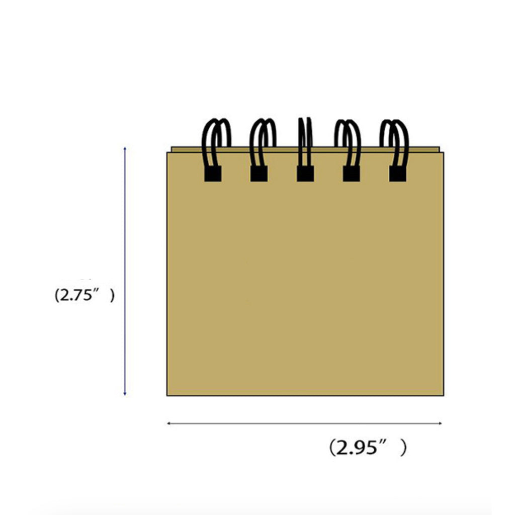 Portable Spiral Notebook Combination Sticky Notes