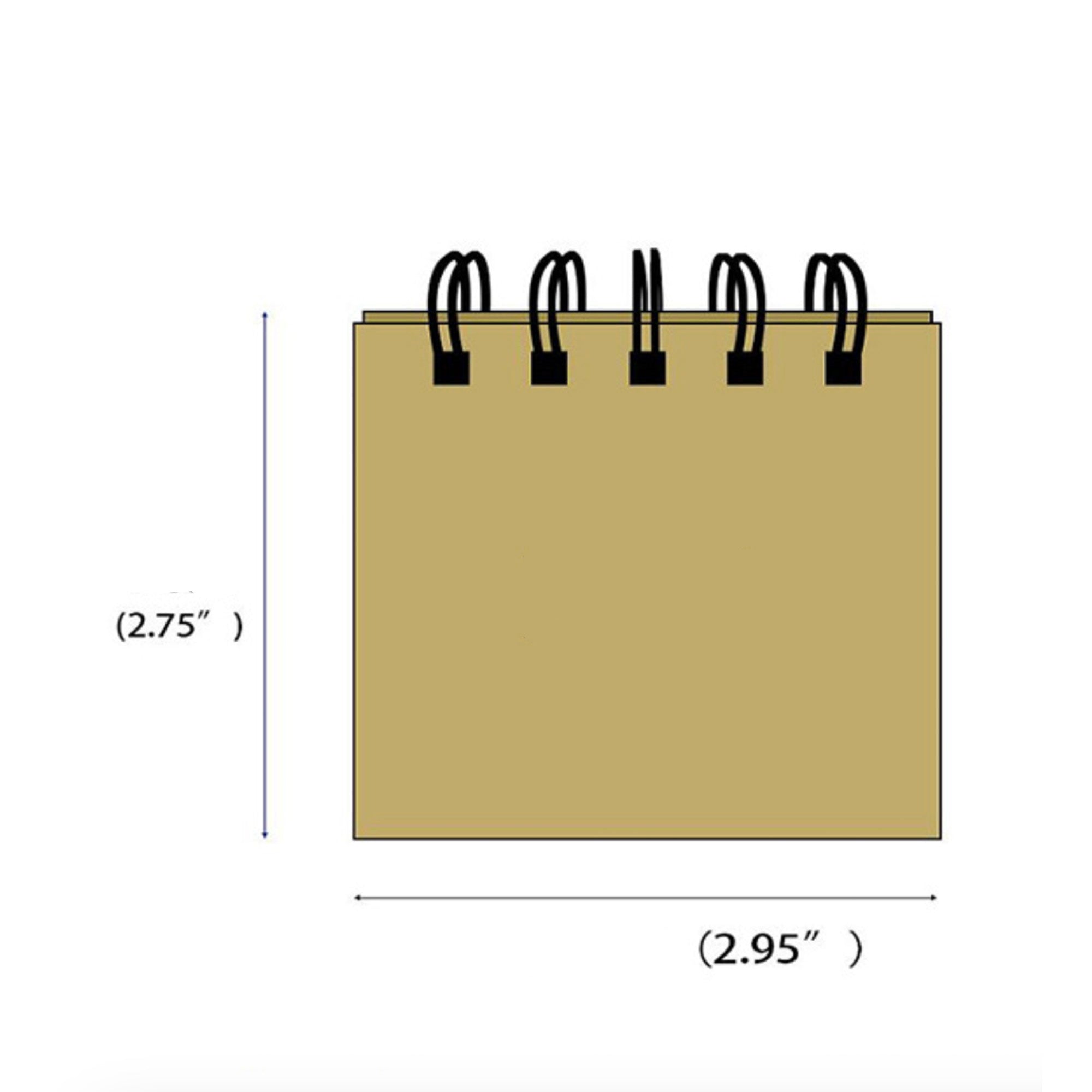 Portable Spiral Notebook Combination Sticky Notes