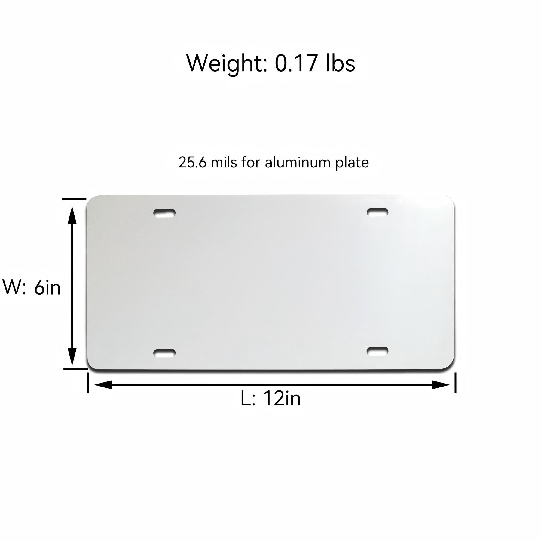 Aluminium Alloy License Plate