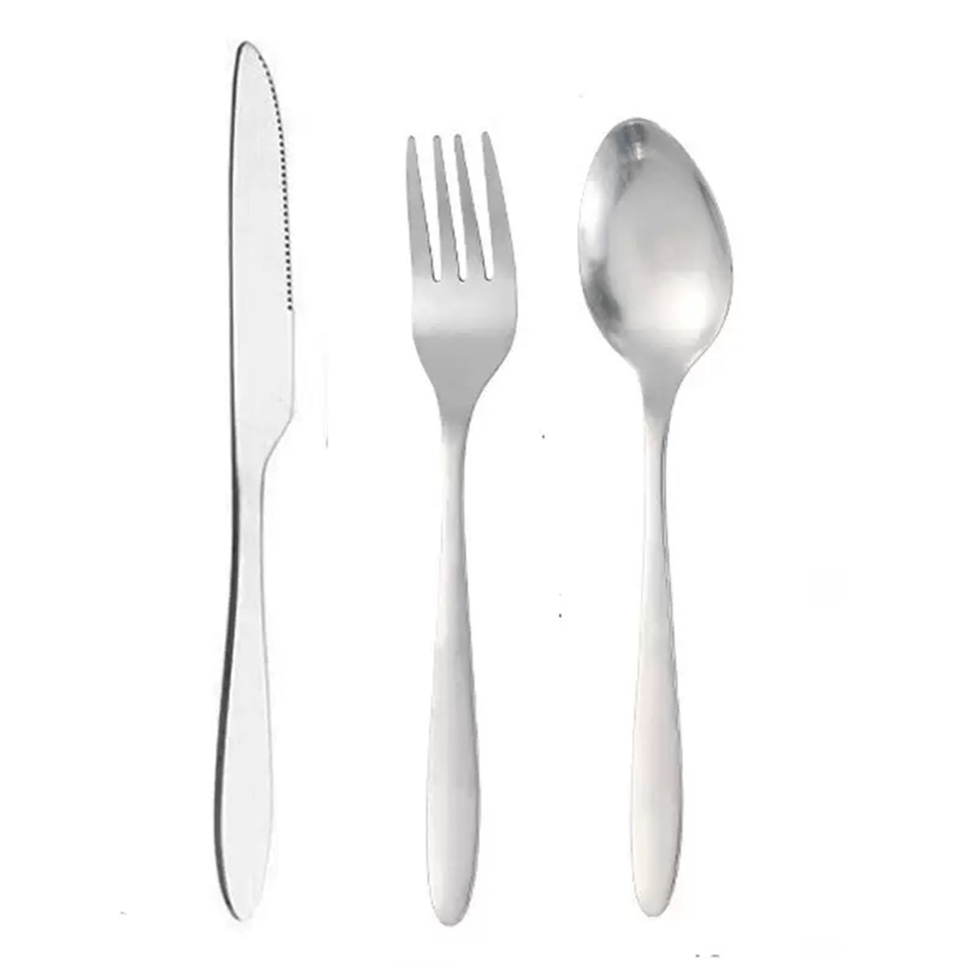 Portable Utensil Set - Fork Spoon Chopsticks with Pouch
