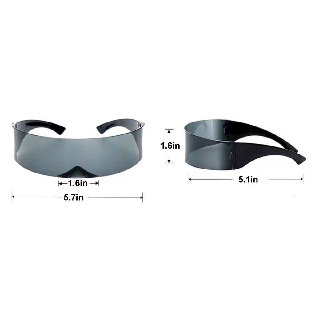 Futuristic Rimless Party Sunglass