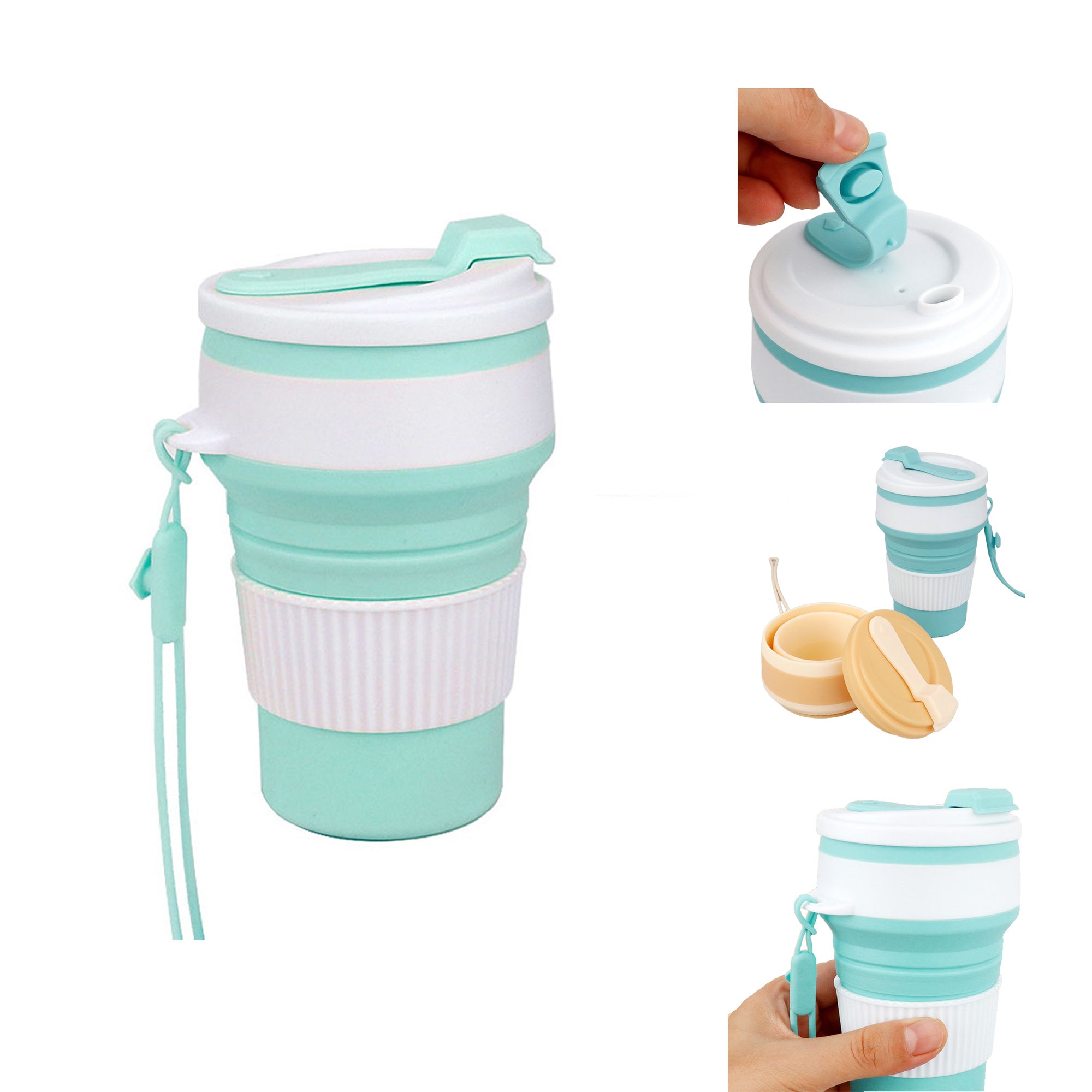 Portable Foldable Silicone Water Bottle