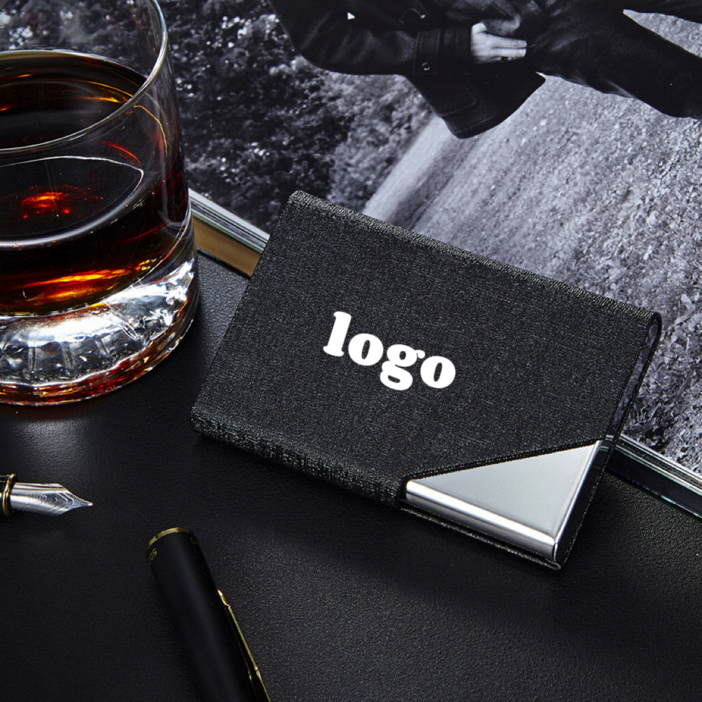 Stainless Steel Clamshell Business Card Case