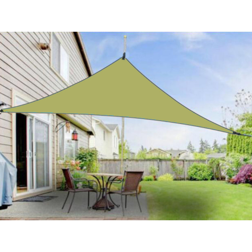 Triangle Sun Shade Sail UV Protection Outdoor Waterproof