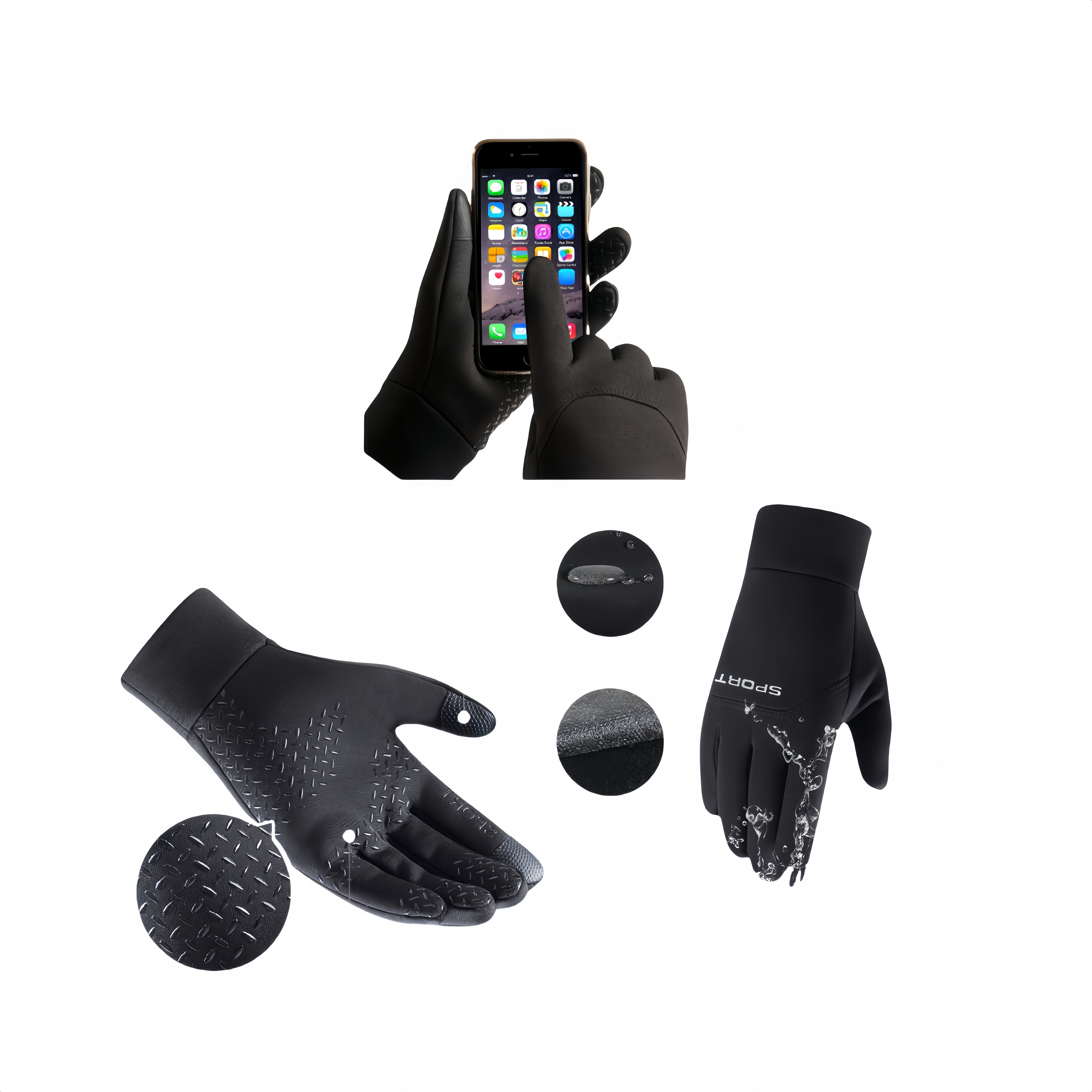Unisex Full - Finger Outdoor Sports Gloves