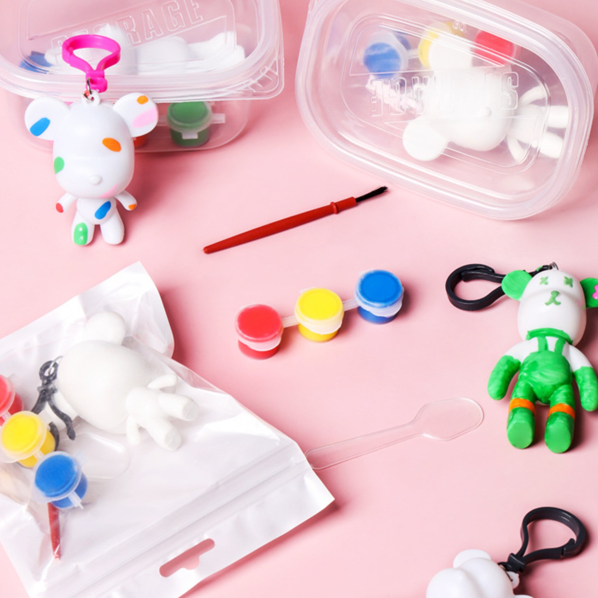 Mini Diy Plaster Painting Doll Set For Kids