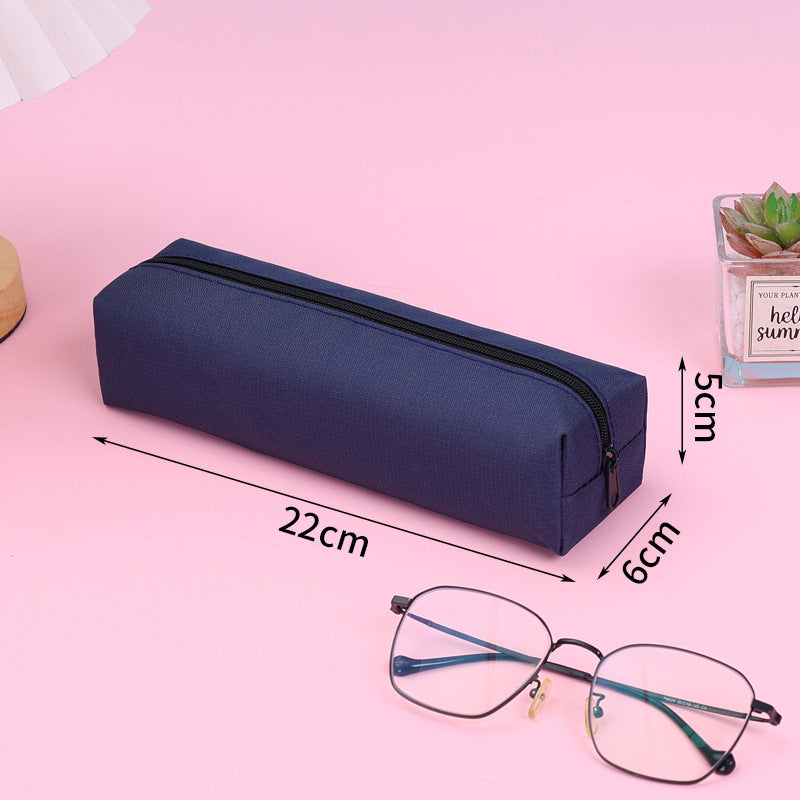 Simple Large Capacity Oxford Cloth Pencil Pouch