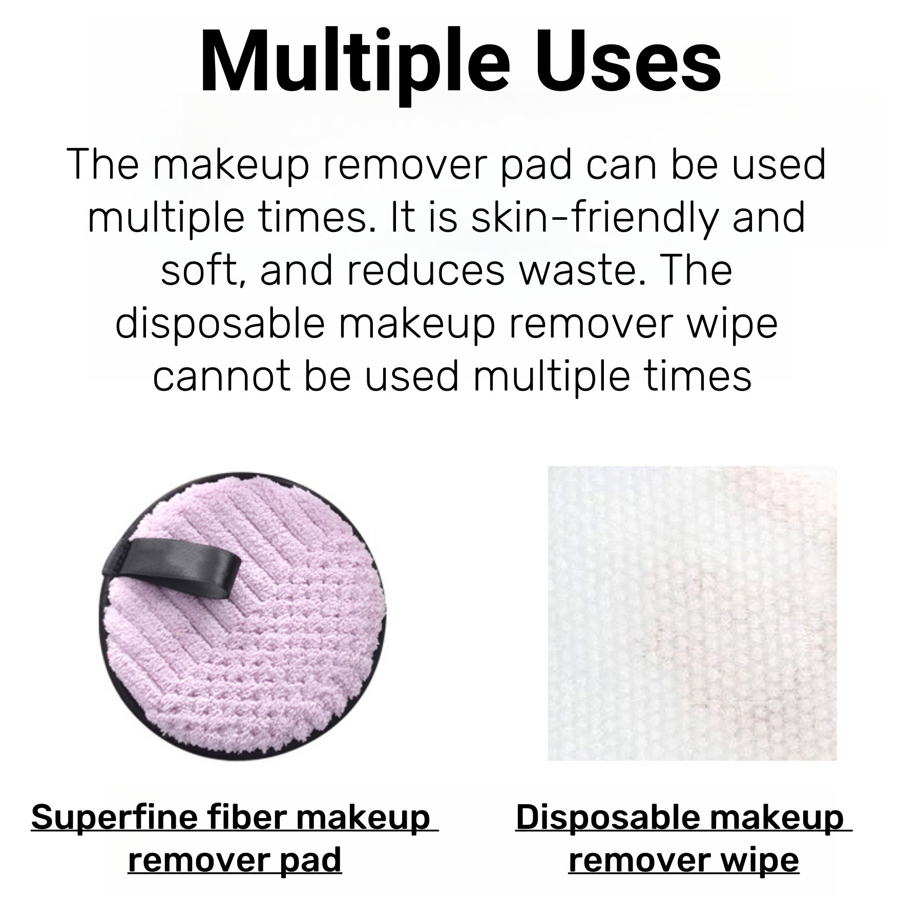 Round Makeup Remover Puff