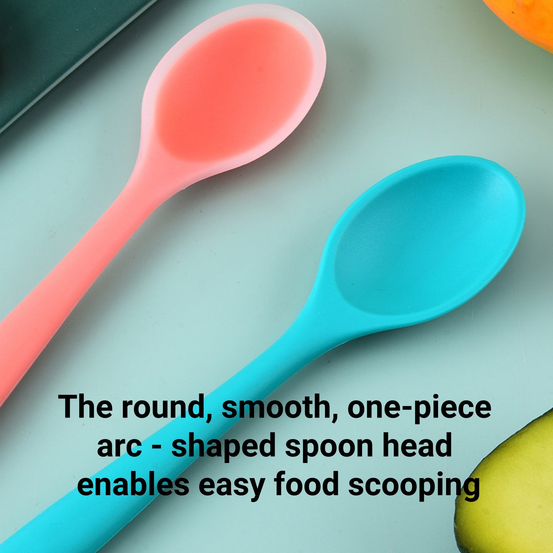 Heat-resistant Silicone Stirring Spoon