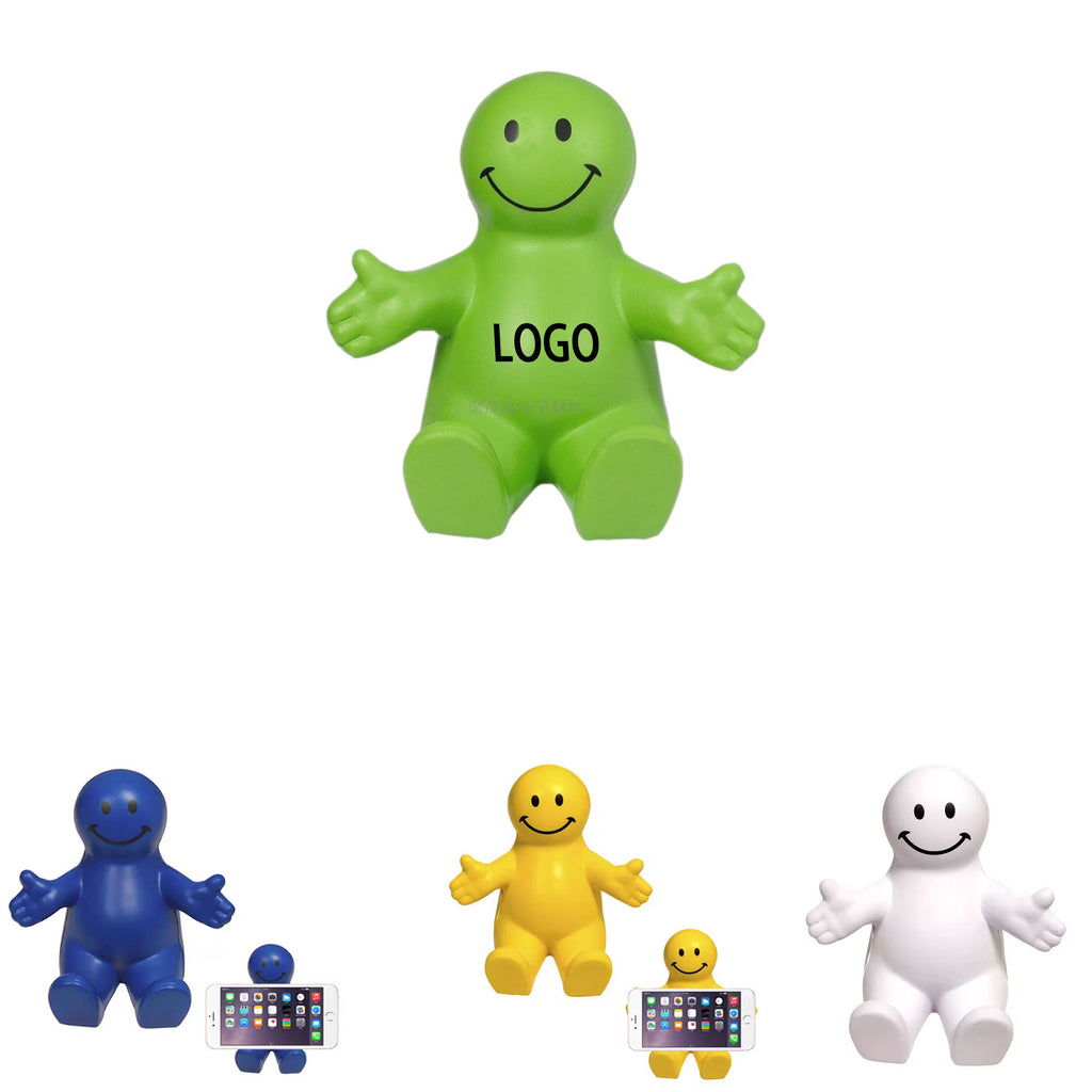 Squeezable Smile Phone Holder