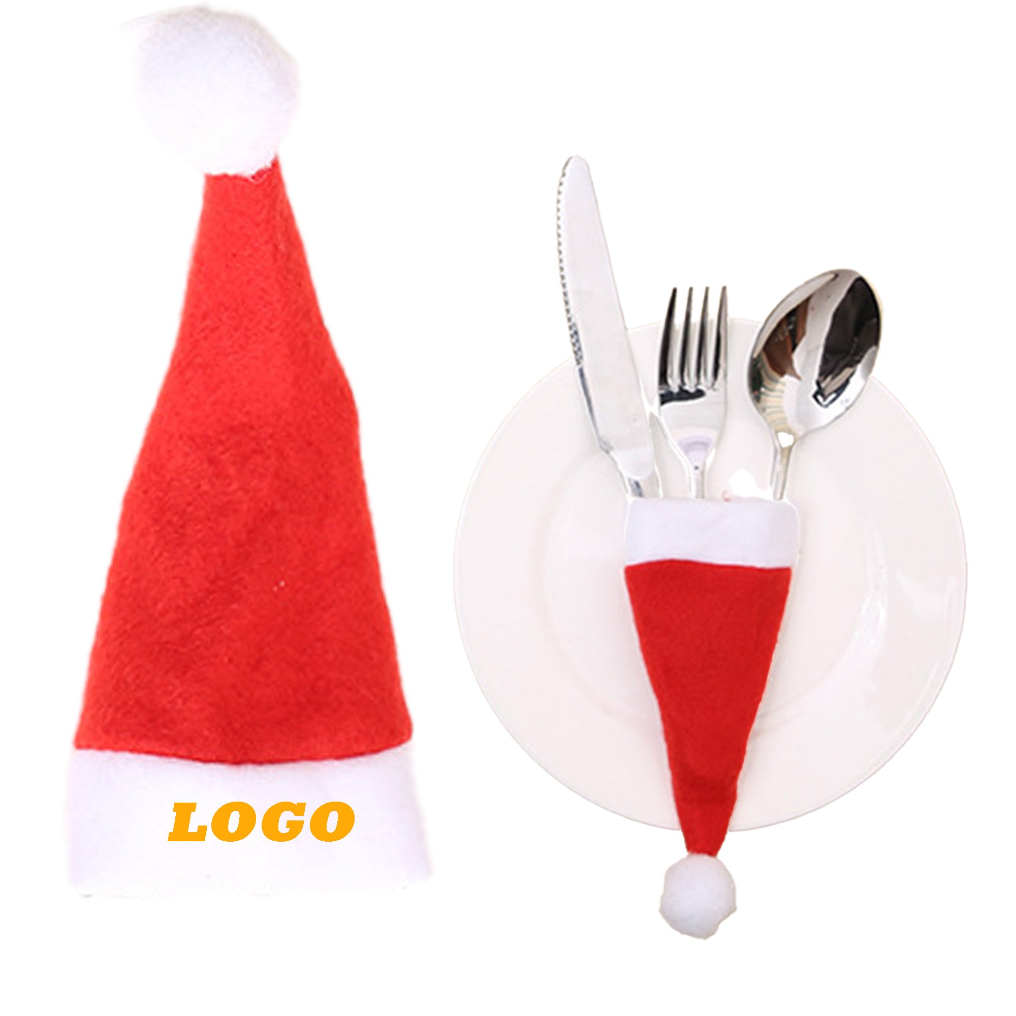 Christmas Festive Cutlery Hat Covers