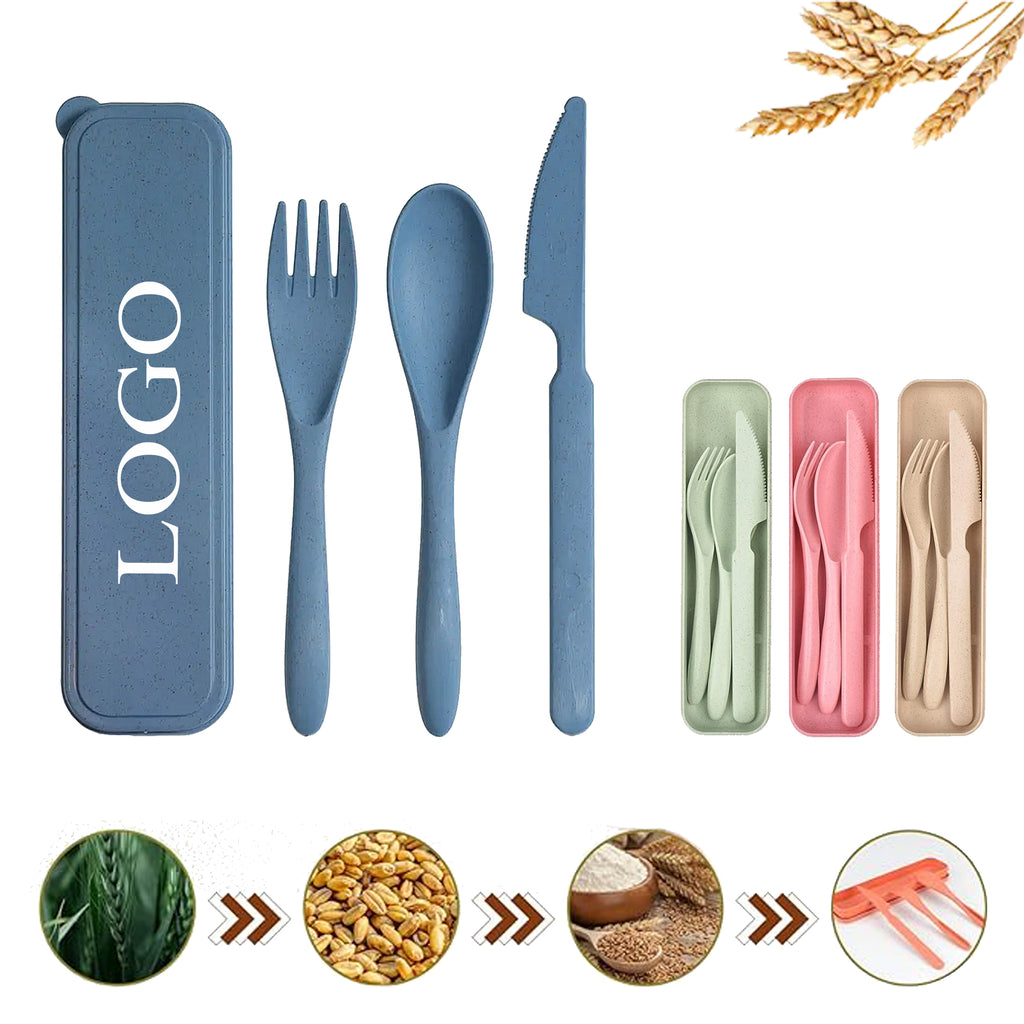 Wheat Straw Utensil Set