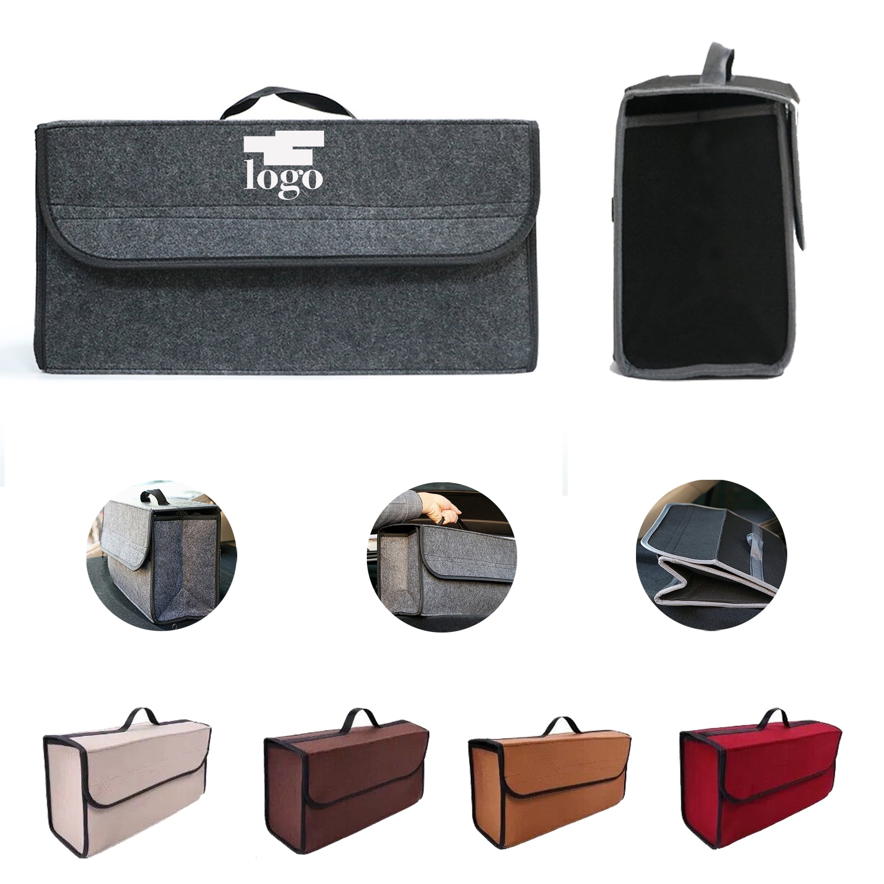 Foldable Car Trunk Storage Organizer