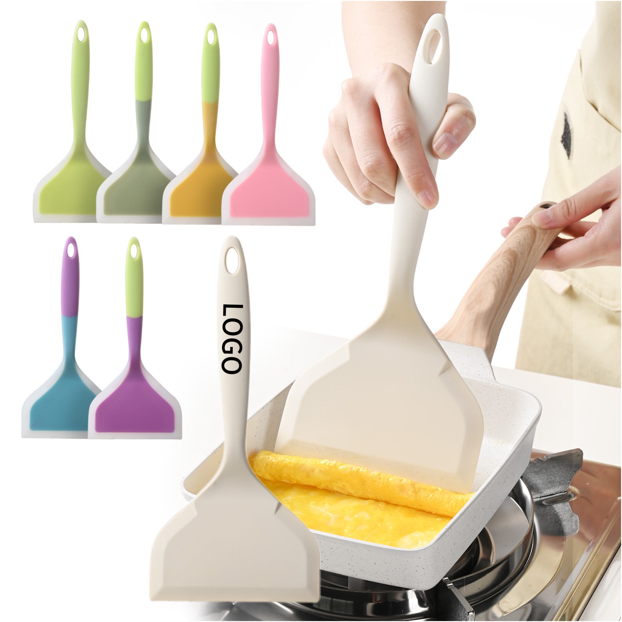 Heat-Resistant Silicone Spatula